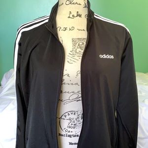 black/white women’s large adidas jacket